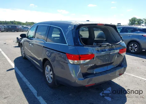 2015 Honda Odyssey Ex-L z USA, uszkodzony, nr VIN 5FNRL5H62FB059971